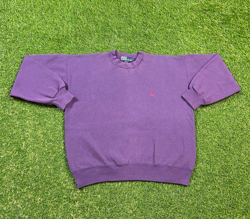 Vintage Polo Ralph Lauren Crewneck Sweatshirt Made USA Size Large L ...