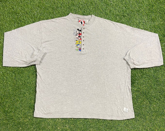 Vintage Walt Disney World Long Sleeve Shirt Mickey Inc Size XXL 2XL Magic Kingdom WDW Disneyland Mickey Mouse 1990s 90s