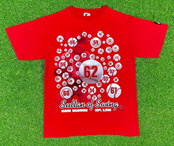 vintage 80s ST. LOUIS CARDINALS TRENCH T-Shirt M/L baseball mlb single  stitch