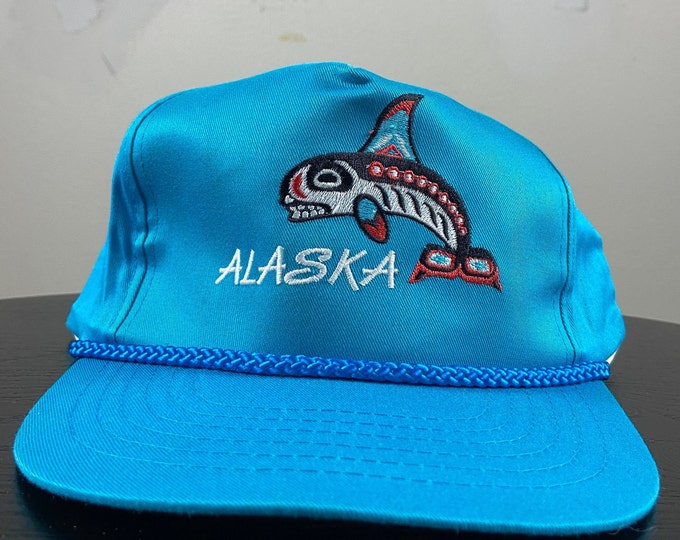 Vintage Alaska Snapback Hat Cap Arctic Circle Enterprises OSFA 1990s 90s