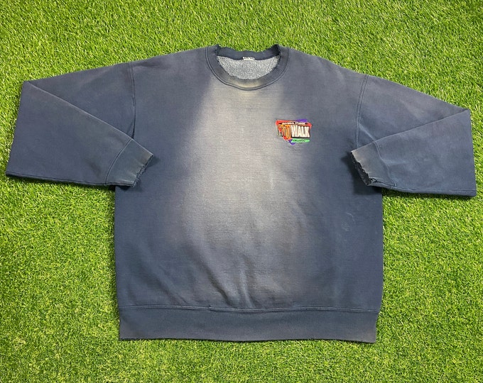 Vintage Universal Studios City Walk Crewneck Sweatshirt Size XXL 2XL Islands of Adventure Florida Rare Orlando FL Amusement Park 1990s 90s