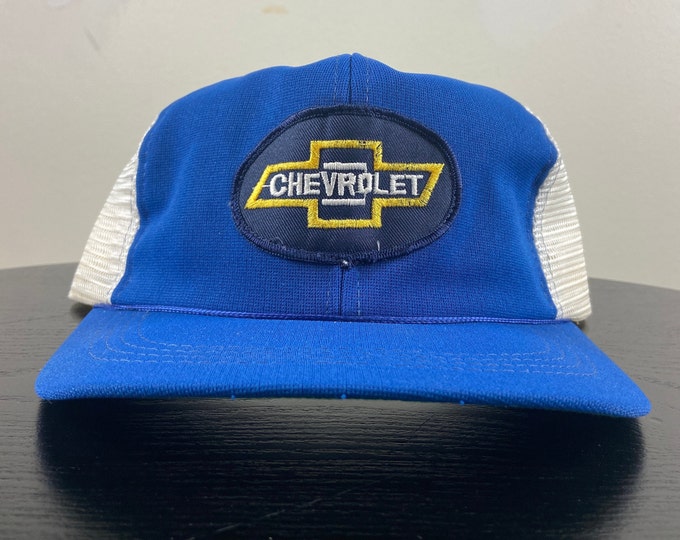 Vintage Chevrolet Snapback Hat Cap Eagle Family OSFA NASCAR Racing Daytona 500 1990s 90s