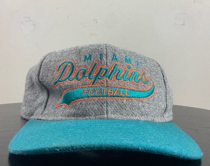 Vintage Miami Dolphins Snapback Hat Cap Starter OSFA NFL Football Florida FL Dan Marino 1990s 90s