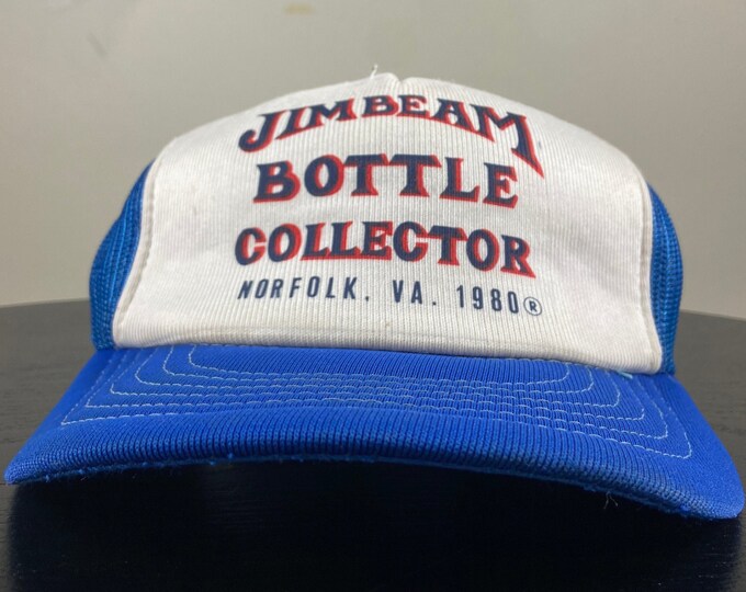 Vintage Jim Beam Snapback Hat OSFA Drink Alcohol Party Night Life Classic Liquor Whiskey Bourbon Kentucky 1990s 90s