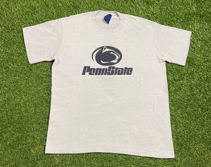 Vintage University of Penn State Nittany Lions T Shirt Tee Made USA Size Xtra Large XL NCAA College Football Pennsylvania Classic 1990s 90s