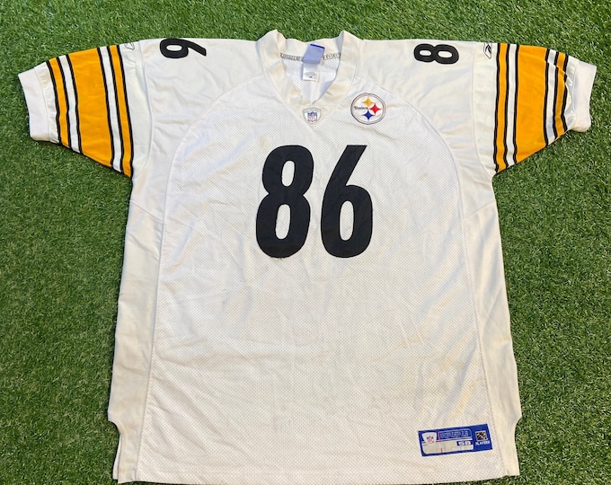 Vintage Pittsburgh Steelers Hines Ward #86 Jersey Reebok Size 58 3X NFL Football Pennsylvania Authentic 1990s 90s Distressed