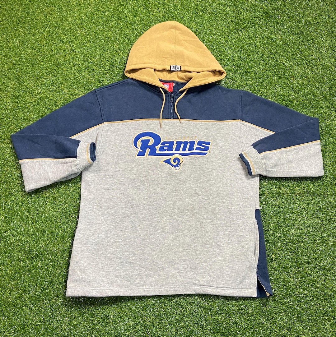 Only Rams Sweatshirt Vintage St Louis Rams Hoodie Sweatshirt Size Large L NFL Football Los ...