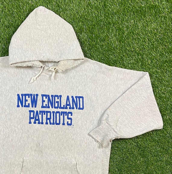 Vintage New England Patriots Sudadera con capucha Campeón | Etsy México