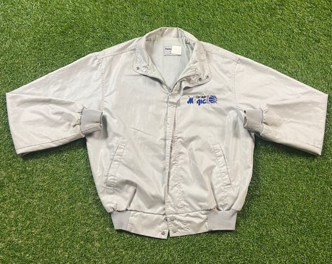 Vintage Orlando Magic Jacket Made USA Size Large L NBA Basketball Florida Shaq Penny Hardaway 1990s 90s