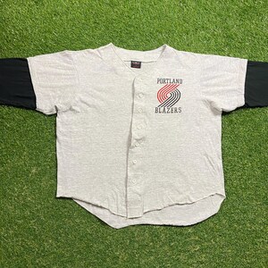 Vintage Portland Spuren Blazer T-Shirt T-Shirt Made USA Größe Xtra Large XL NBA Basketball Damian Lillard Clyde Drexler Oregon 1990er Jahre 90er Jahre