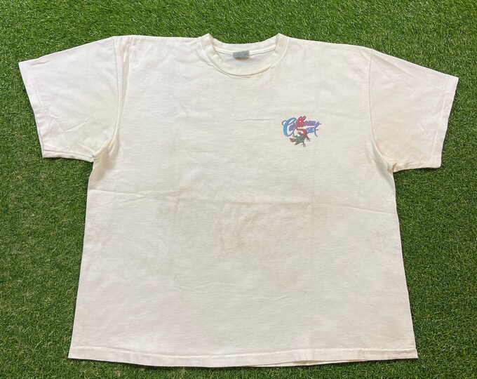 Vintage Caribbean Soul T Shirt Tee Made USA Size 3x Tropical Caribbean Island Beach Vacation Planet Ocean 1990s 90s