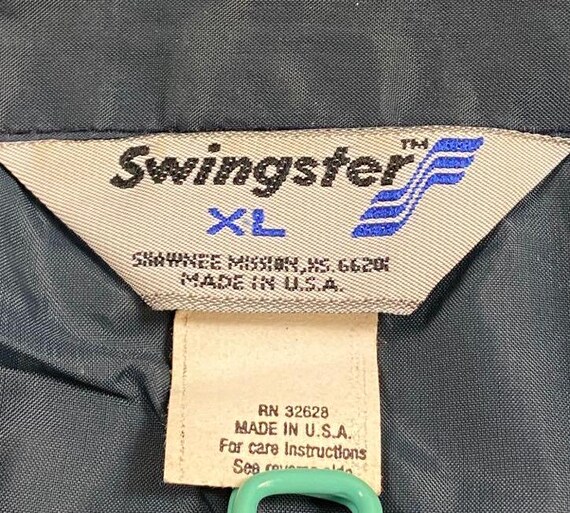 Veste Vintage Atlanta Braves Starter - Bleu Marine - Taille L - Années 90