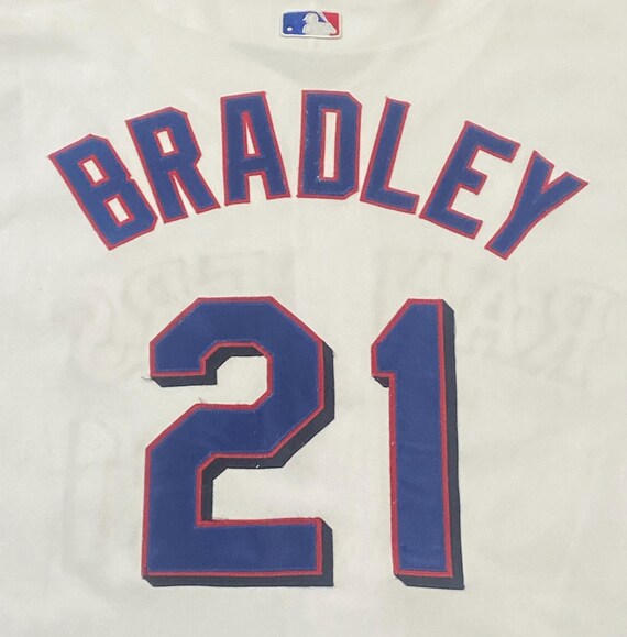 Vintage Texas Rangers Milton Bradley #21 Jersey Majestic Made USA
