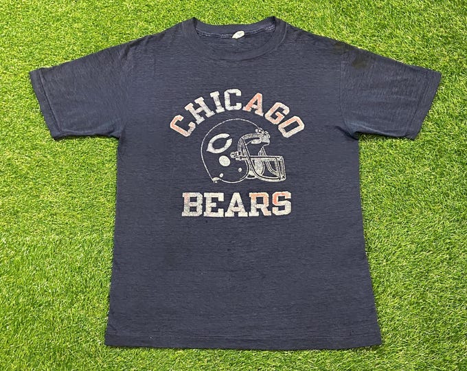 Vintage Chicago Bears T Shirt Tee Champion Made Usa Size Xtra Large XL NFL Football NFC Illinois 1990s 90s
