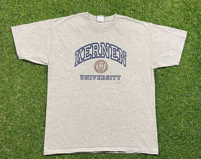 Vintage Kernen University T Shirt Tee Gildan Size Large L Maryland DMV 1990s 90s