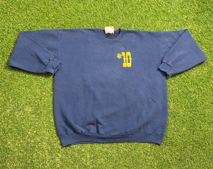 Vintage Saloon #10 Crewneck Sweatshirt Size Large L Deadwood Dakota Territory Bar Restaurant South Dakota Midwest Pull Over 1990s 90s