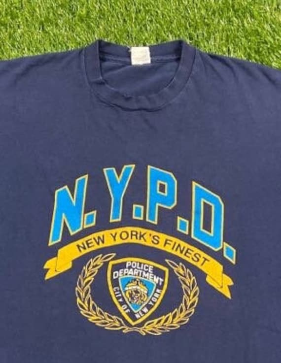 Vintage NYPD New York City Police Department T Shirt … Gem