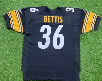 Vintage Pittsburgh Steelers Jerome Bettis #36 Jersey Reebok Size 54 NFL Football Pennsylvania The Bus Authentic XL