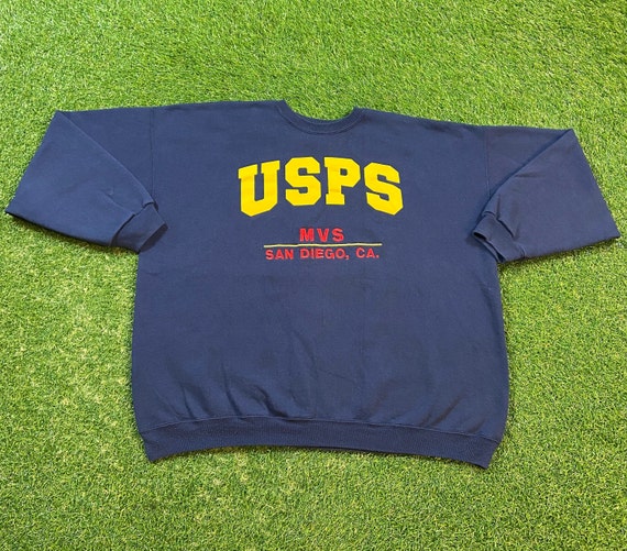 Vintage United States Postal Service USPS Crewneck Sweatshirt Size XXL San Diego CA Shipping Receiving Supply Post Office Delivery Uniform Etsy UK