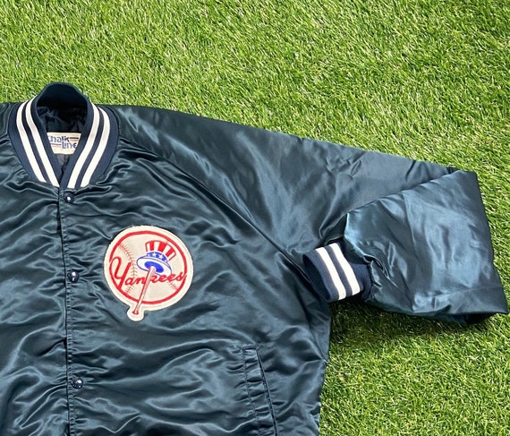 Vintage New York Yankees Bomber Jacket Chalk Line Size Xtra Large