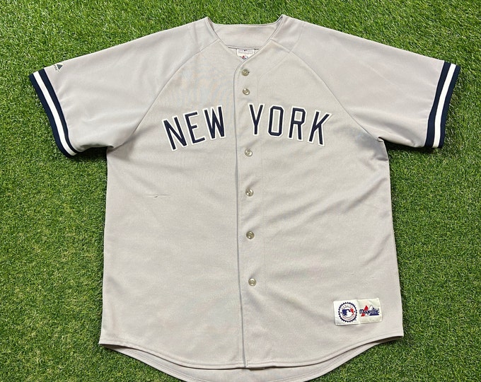 Vintage New York Yankees Alex Rodriguez Jersey Majestic Size Xtra Large XL MLB Baseball American League Bronx Jeter Original 00s