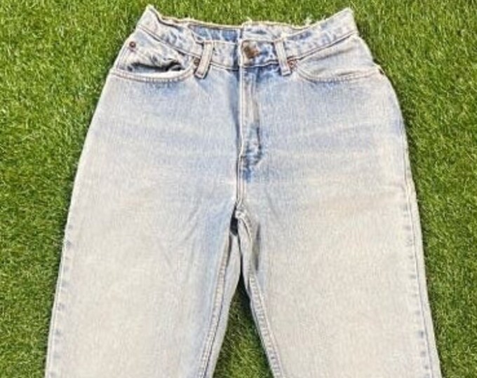 Vintage Levi's 512 Jeans Size 7 American USA Classic Fit Original Blue Jean Pants Bottoms True Vtg 1990s 90s