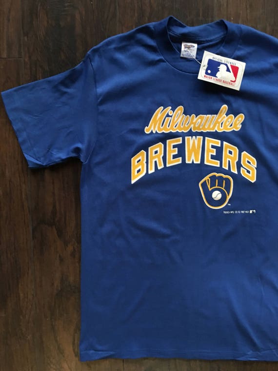 vintage brewers jersey