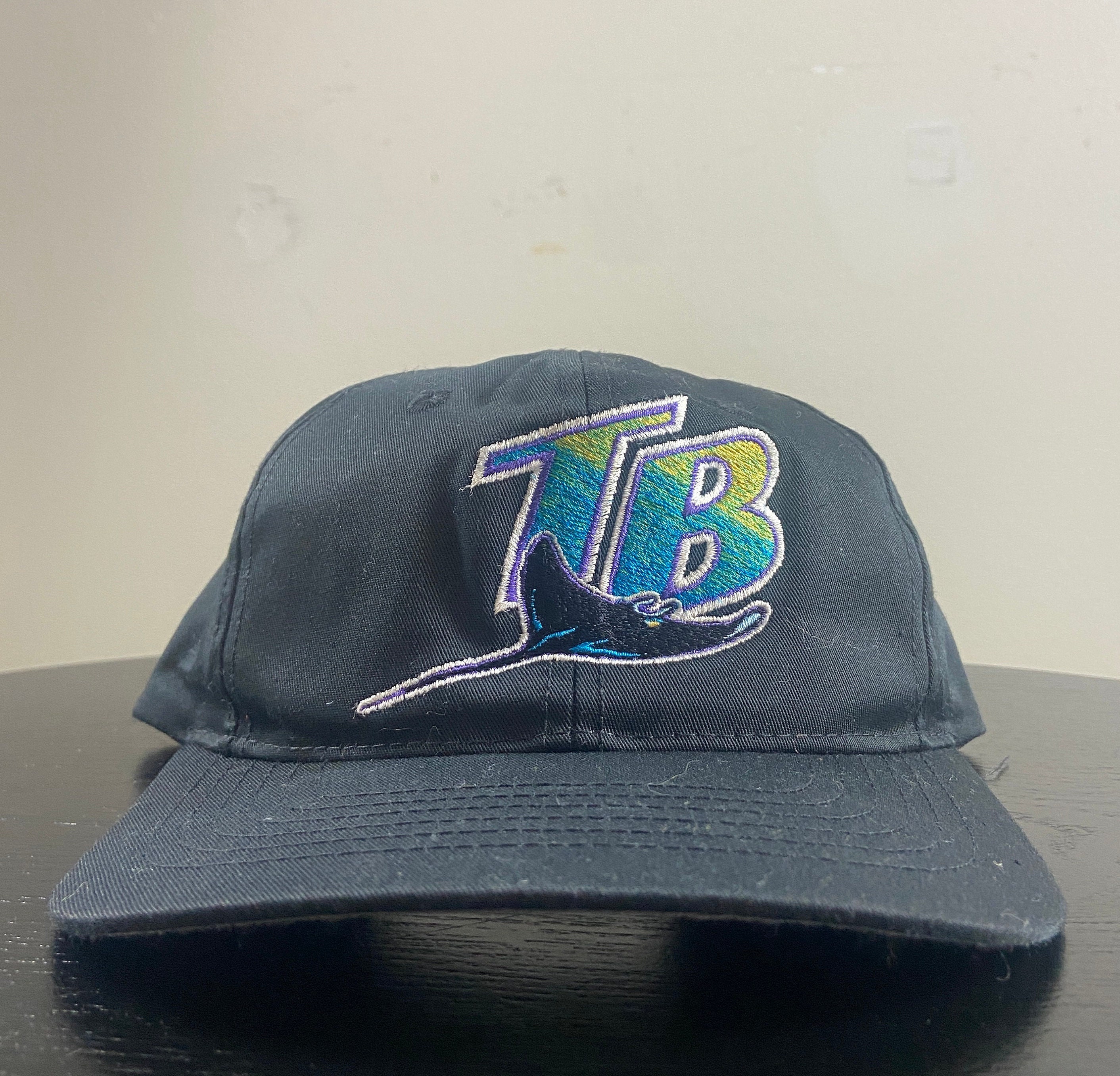 Tampa Bay Rays '47 1998-2000 Devil Rays Local Haven Trucker Snapback Hat -  Black/Natural