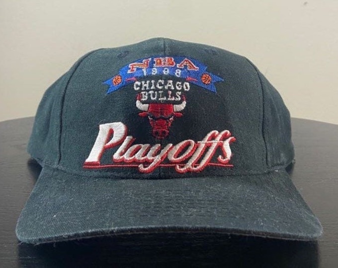 Vintage Chicago Bulls Snapback Hat Logo 7 OSFA NBA Basketball Michael Jordan 1990s Classic Illinois Finals Champions