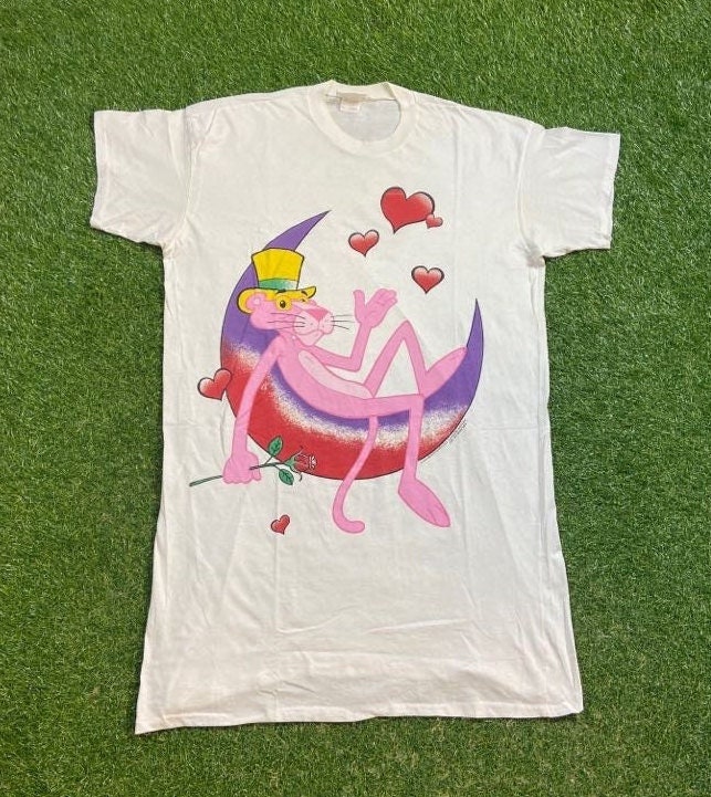 90s Pink Panther T - Etsy