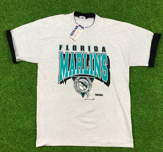 Vintage Florida Marlins T Shirt Deadstock 1991 Trench MLB -  Denmark