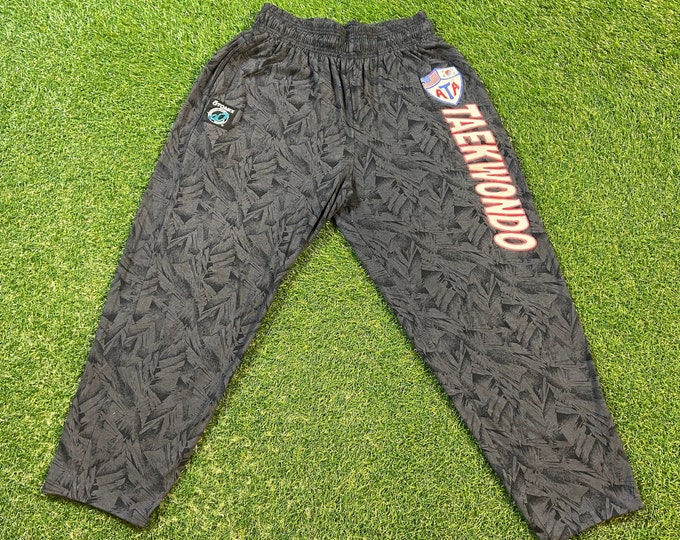 Vintage Otomix Taekwondo Pants Workout Pants Made USA Size Large L Comfy Cozy 90s 1990s Exercise Yoga Gym