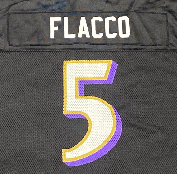 Vintage Baltimore Ravens Joe Flacco #5 Jersey Reebok Size Xtra