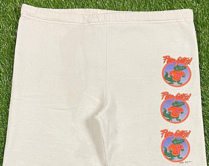 Vintage Florida Gators Sweat Pants Jerzees Made USA Size Large L NCAA College Football UF University of Florida 1990s 90s