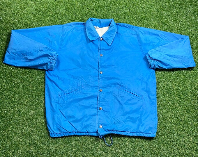 Vintage USA Space Shuttle Team Windbreaker Jacket Size Large L NASA Kennedy Space Center Galaxy Moon Rockets Space X 1980s 80s