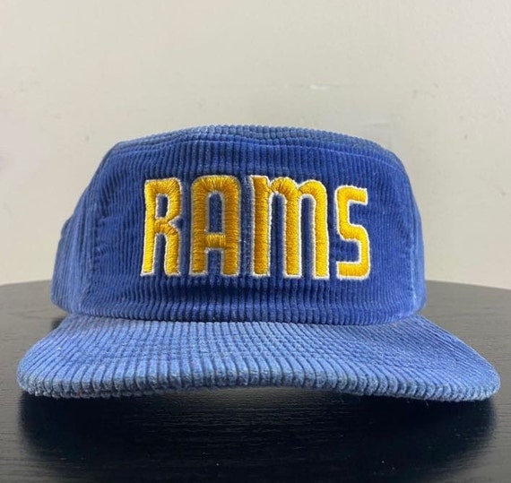 Vintage Los Angeles Rams Snapback Hat Cap New Era Made Usa OSFA NFL Football LA California St Louis 1990s 90s