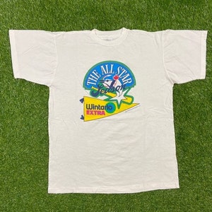 Vintage Toronto Blue Jays The All Star T Shirt Tee Size Xtra Large XL MLB Baseball American League 90s Canada 1990s The 6
