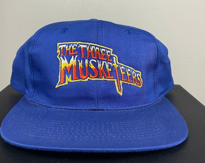 Vintage The Three Musketeers Snapback Hat 1993 Disney Film Walt Disney World 1990s 90s