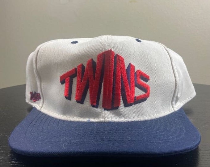 Vintage Minnesota Twins Annco OSFA MLB Baseball Classis Hat Rare Cap 1990s 90s