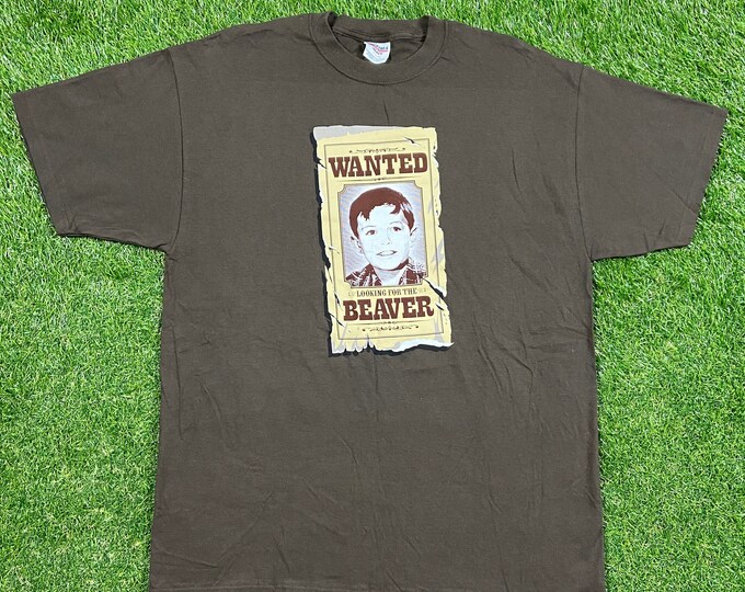 Vintage Leave it to Beaver T Shirt Tee Optima Size Xtra Large XL Classic American TV Sitcom 1960s 60s