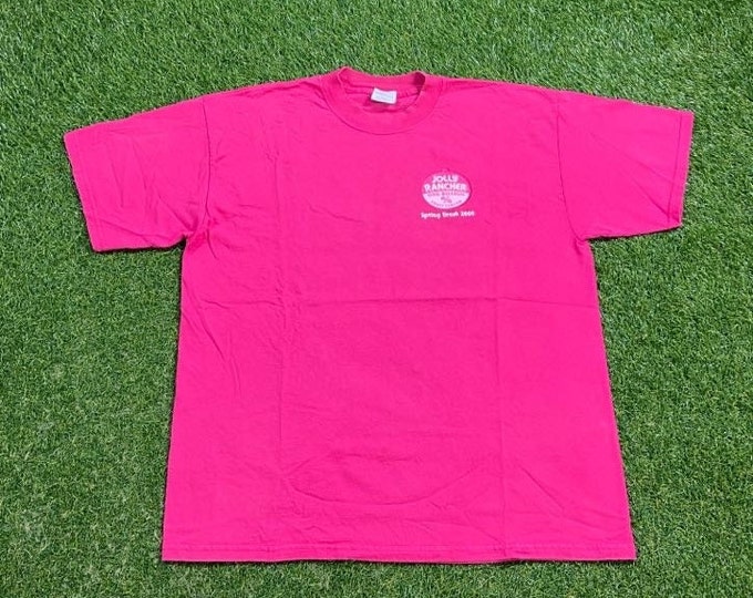 Vintage Jolly Rancher T Shirt Tee Gildan Size Xtra Large XL Classic Fruit Flavored Sweet Hard Candy Gummies Jelly Beans 1990s 90s