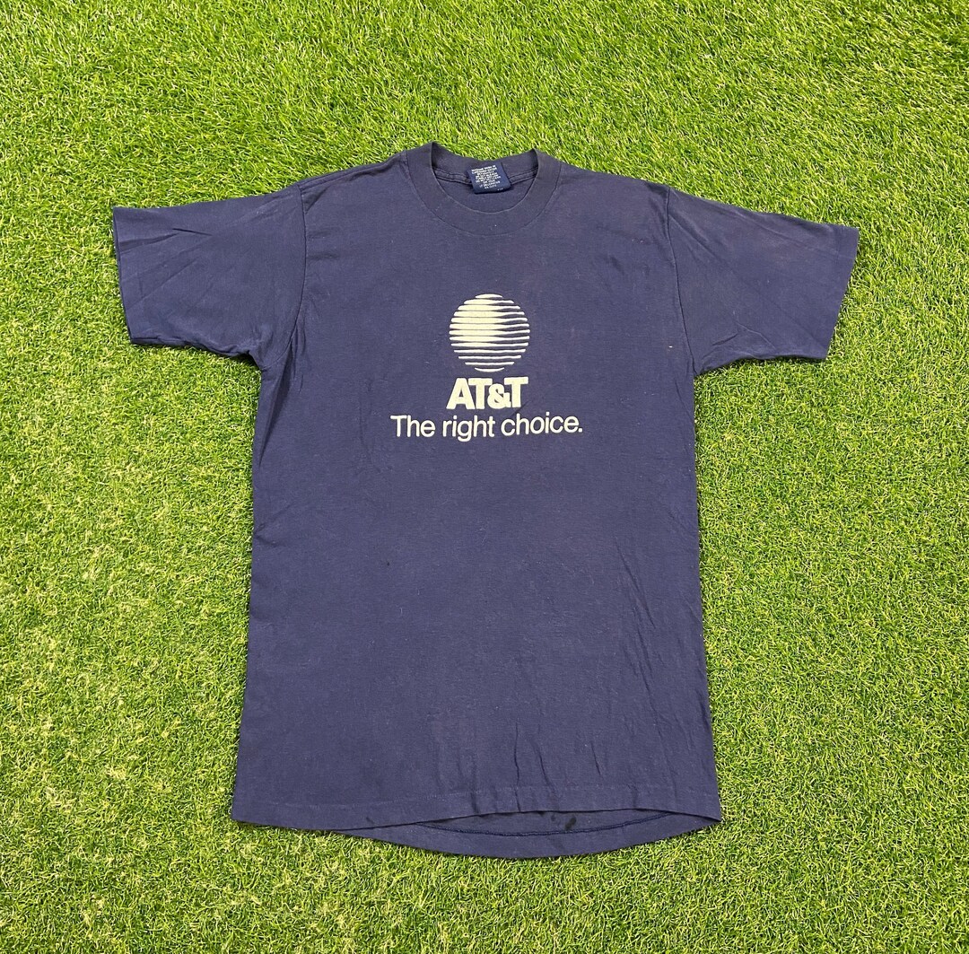 Vintage AT&T T Shirt Tee Made USA Size Xtra Large XL Cellphone ...