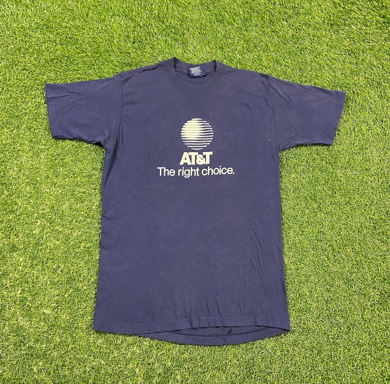 Vintage AT&T T Shirt Tee Made USA Size Xtra Large XL Cellphone ...