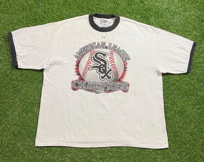 Vintage Chicago White Sox T Shirt Tee Size XXL 2XL Chicago Illinois MLB Baseball American League 1990s 90s