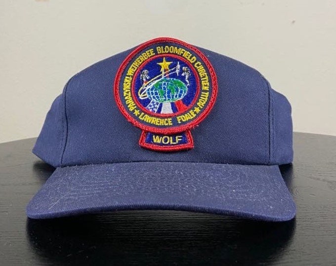 Vintage Wolf Snapback Hat KC Caps OSFA Military 1990's 90's