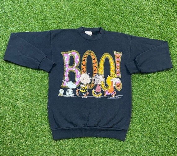 Vintage Charlie Brown Boo Crewneck Sweatshirt Made USA Size - Etsy