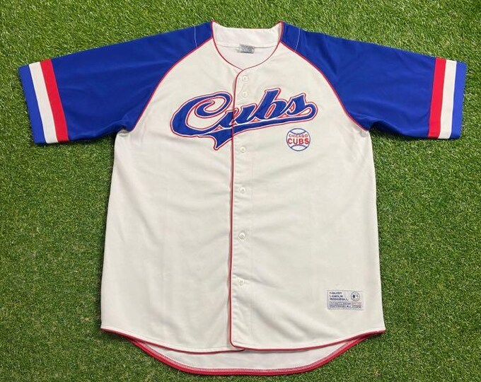 Vintage Chicago Cubs Jersey Size Xtra Large XL MLB Baseball Wrigley Field Illinois 1990s 90s