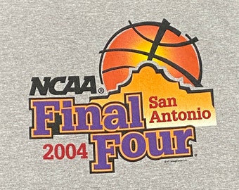 Vintage NCAA Final Four 2004 T Shirt Tee Gildan Size Xtra