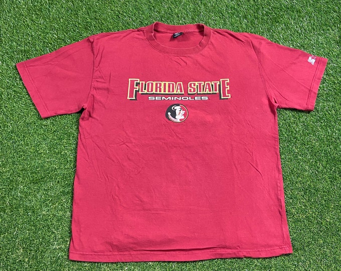 Vintage Florida State University Seminoles T Shirt Tee Starter Size Xtra Large XL NCAA College Football FSU Tallahassee 1990s 90s