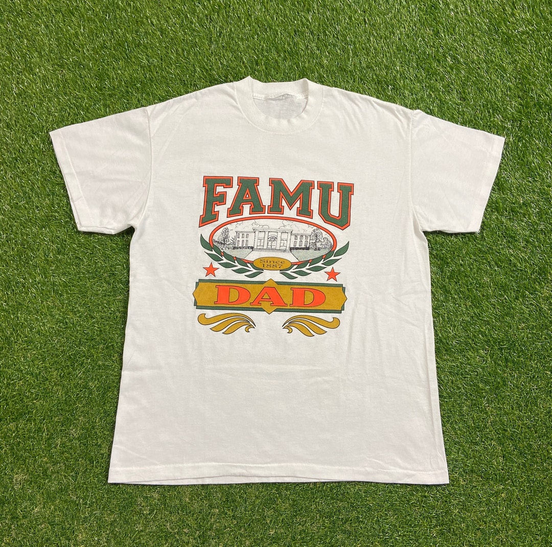 Vintage University Florida A&M FAMU Dad T Shirt Tee Size Medium M NCAA ...